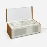 Dieter Rams and Hans Gugelot, SK 4/2 Phonosuper radiogram, c. 1956, enameled steel, ash, enameled aluminum, plastic