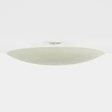 Ceiling lamp by Esther and Gross Wood, c. 1955, painted steel, sold Apr 2024