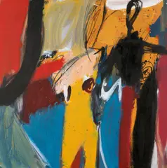 Henning Kürschner, Paar, 1995, Acryl auf Holz
