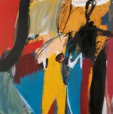 Henning Kürschner, Paar, 1995, Acryl auf Holz