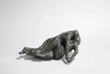 Fritz Cremer, Liegendes Liebespaar, 1976, Bronze mit dunkelbrauner Patina