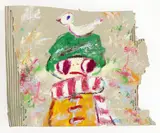 Ohne Titel by Ayako Rokkaku, Um 2011, Acryl auf Wellpappe, sold Jun 2018