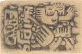 Schwebender Geist by Willi Baumeister, 1946, Kohle und Kreide auf Bütten, sold Jun 2019
