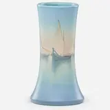 Carl Schmidt for Rookwood Pottery, Marine scenic Vellum vase