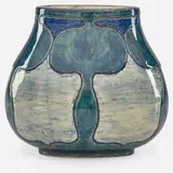 Early vase by Marie Delavigne for Newcomb College Pottery, sold Jan 2019