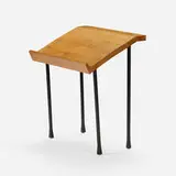 Jean Touret, Bookstand, c. 1955, elm, iron