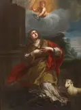 Pietro da Cortona, Saint Agnes, oil on canvas