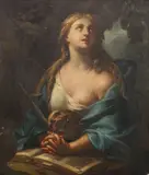 Francesco Trevisani, The Penitent Magdalen, oil on canvas