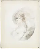 Jean-Baptiste Isabey, Portrait of a Princess of Hesse, pencil and watercolour on paper