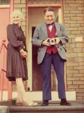 David Hockney, My Parents, Bradford, July, 1975, C-Print, 1976. Kodak-Papier