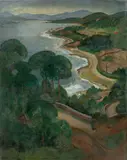 Harmen Meurs, Landschaft in Frankreich, 1927, Öl auf Leinwand