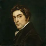 Carl Joseph Begas, Selbstbildnis, 1826, Öl auf Leinwand. Doubliert