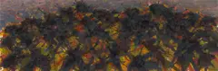 Max Uhlig, Arbres au Aout, 1999, Öl auf Leinwand