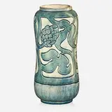 Tall early vase by Marie de Hoa LeBlanc for Newcomb College Pottery, sold Jan 2019