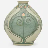 Frederick Hurten Rhead for Roseville Pottery, Della Robbia vase
