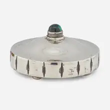 Rare Tischtaster (Electric table push bell) by attribution Josef Hoffmann, Austria, sold Jan 2019