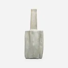 Tall vase by Guido Gambone, 1965, glazed stoneware, sold Apr 2024