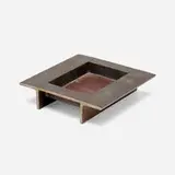 Enzo Mari, Putrella vide poche, model 3011A, c. 1958, transparent coated iron