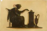 A Vestal Virgin by Piat Joseph Sauvage, oil on canvas, offered Feb 2016