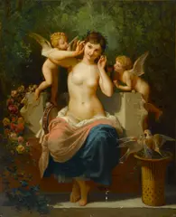 Les amours by Henri-Pierre Picou, oil on canvas, offered Nov 2016