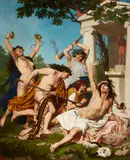 The Death of Orpheus by Émile Bin, oil on canvas, sold Nov 2016