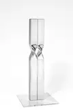 Ohne Titel by Alf Lechner, 1969, Edelstahlblech, geschnitten, geschweißt, gebogen, poliert, sold Jan 2025
