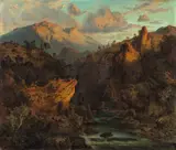 Albert Ludwig Trippel, In den italienischen Bergen, Um 1845, Öl auf Leinwand
