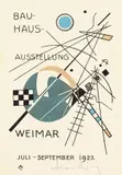 Postkarte für die Bauhaus-Ausstellung by Wassily Kandinsky, 1923, Farblithographie auf leichtem Karton, sold Jun 2013
