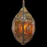 Rare and early Favrile turtleback lantern by Tiffany Studios, sold Jan 2019