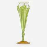 Favrile floriform vase by Tiffany Studios, sold Jan 2019