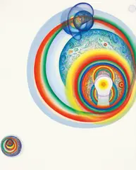 Jōsaku Maeda, Mystagogie d'espace, 1964, Öl auf Leinwand