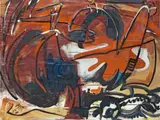 Markus Oehlen, Ohne Titel, 1984, Acryl auf Leinwand
