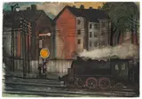 Lokomotive by Immanuel Knayer, 1927, Aquarell und Tuschpinsel auf Papier, sold Jun 2012