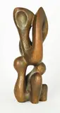 Hans Steinbrenner, Vegetative, 1957, Bronze mit rotbrauner Patina. Höhe: 30,9 cm (12 ⅛ in.)