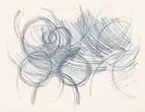 Kompositionsstudie by Ernst Wilhelm Nay, 1959, Bleistift auf Velin, sold Dec 2012