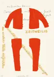 Franz Erhard Walther, Zeitweilig, 1985, Gouache, Aquarell und Bleistift auf Papier