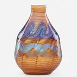 Small special order Favrile vase by Tiffany Studios, sold Jan 2019