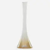 Tall tapered pulled-feather Favrile vase by Tiffany Studios, sold Jan 2019