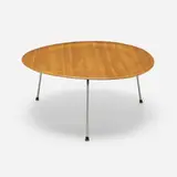 Early CTM by Charles and Ray Eames, c. 1946, molded walnut plywood, chrome-plated steel, rubber, sold Mar 2024