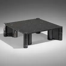 Jumbo coffee table by Gae Aulenti, 1964, marble, sold Mar 2024