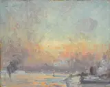 Robert Alexander Graham, Afternoon (New York), oil on canvas affixed to board