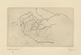 Eduardo Chillida, Esku I, 1971, Radierung auf leicht genarbtem Velin