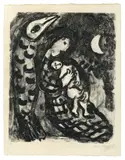 Marc Chagall, Guerre II, 1956, Lithographie auf Velin