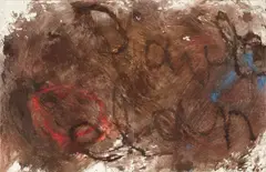 Paul Celan by László Lakner, 1986, Öl auf Leinwand (zweiteilig), sold May 2013