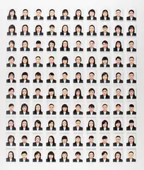 Recruit/Grey by Tomoko Sawada, 2006, Photoarbeit. 100 C-Prints, sold Nov 2011