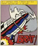 Roy Lichtenstein, As I Opened Fire Poster, 1966, 3 Farboffsetlithographien, jeweils auf Papier