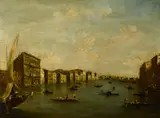 Francesco Guardi, The Grand Canal, Venice, oil on canvas