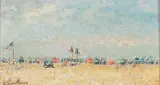 André Hambourg, Soleil à Trouville, oil on canvas