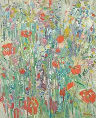 Avant le Moisson by Jacques Truphémus, 1958, oil on canvas, sold Jun 2016