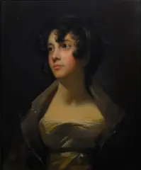 James Wells Champney, A portrait of Mrs. William Urquhart after Sir Henry Raeburn, pastel on paper